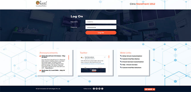 web storefront