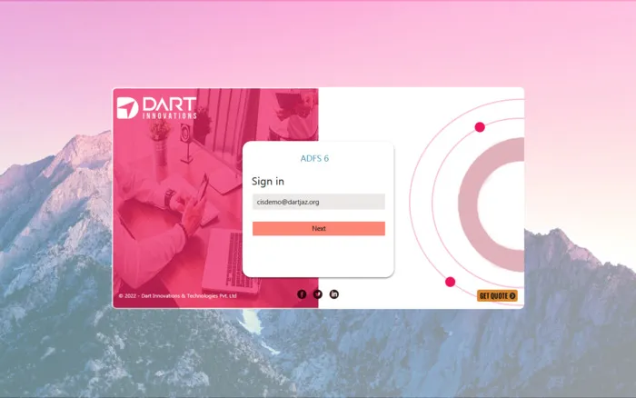 MS ADFS 6.0 logon pages custom interface demo