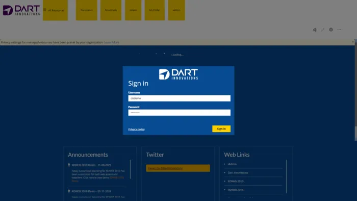 MS RD Web Client 2019 custom interface demo