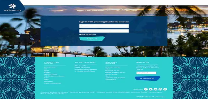 Air Tahiti Nui – ADFS 4.0