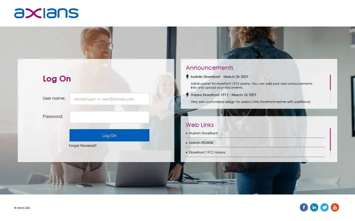 Axians – Citrix StoreFront 1912