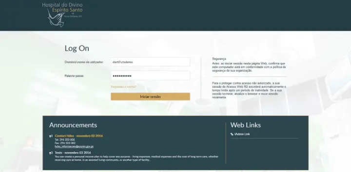 HDES – Microsoft Remote Desktop Web Access 2016