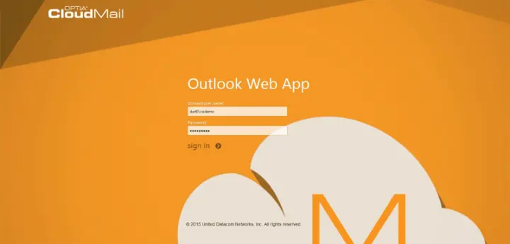 OPTIA Cloud Mail – Outlook Web App