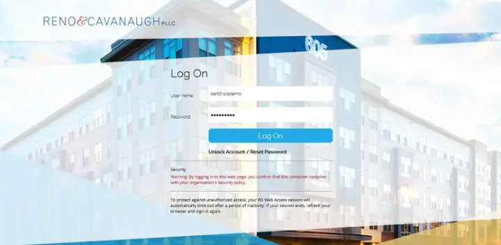 Reno & Cavanaugh – Remote Desktop Web Access 2016