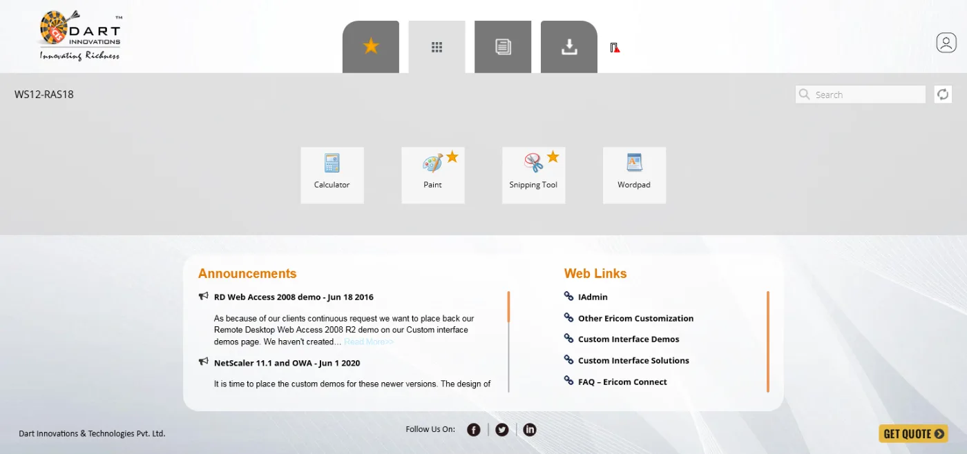 Custom Parallels RAS HTML5 Gateway apps