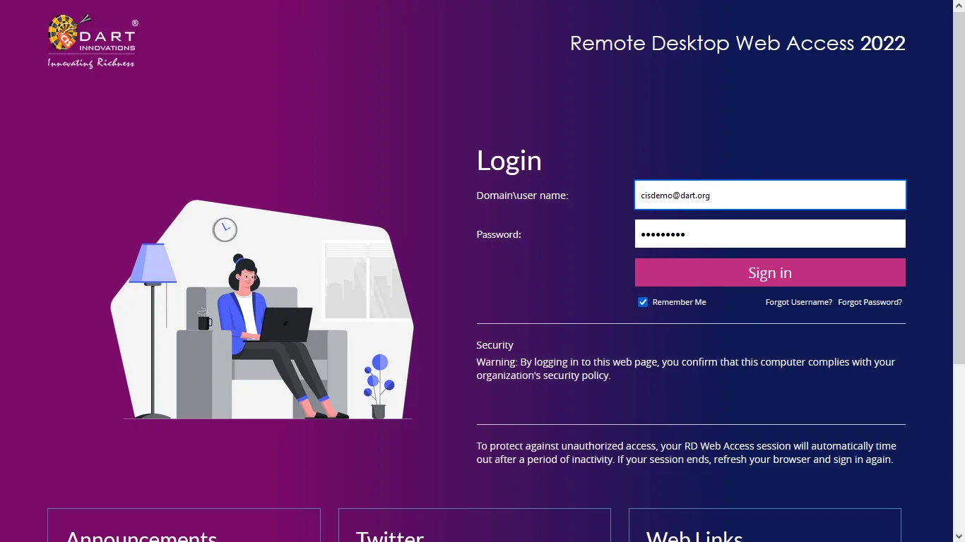 Remote Desktop Web Access