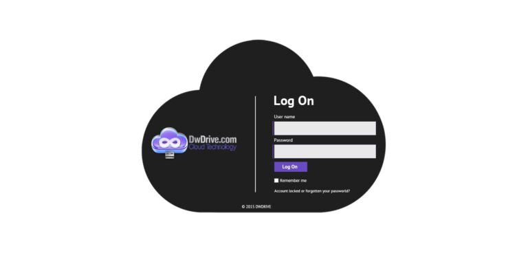 DWDrive CloudPortal Services Manager 3 LoginPage