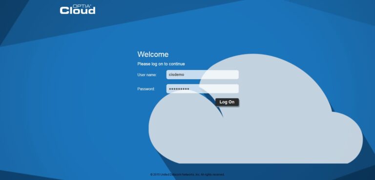 OPTIA Cloud – Citrix StoreFront 2.5 Login Page