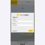 Logisty - RD Web Client Login - Mobile View
