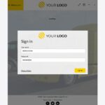Logisty - RD Web Client Login - Tablet View