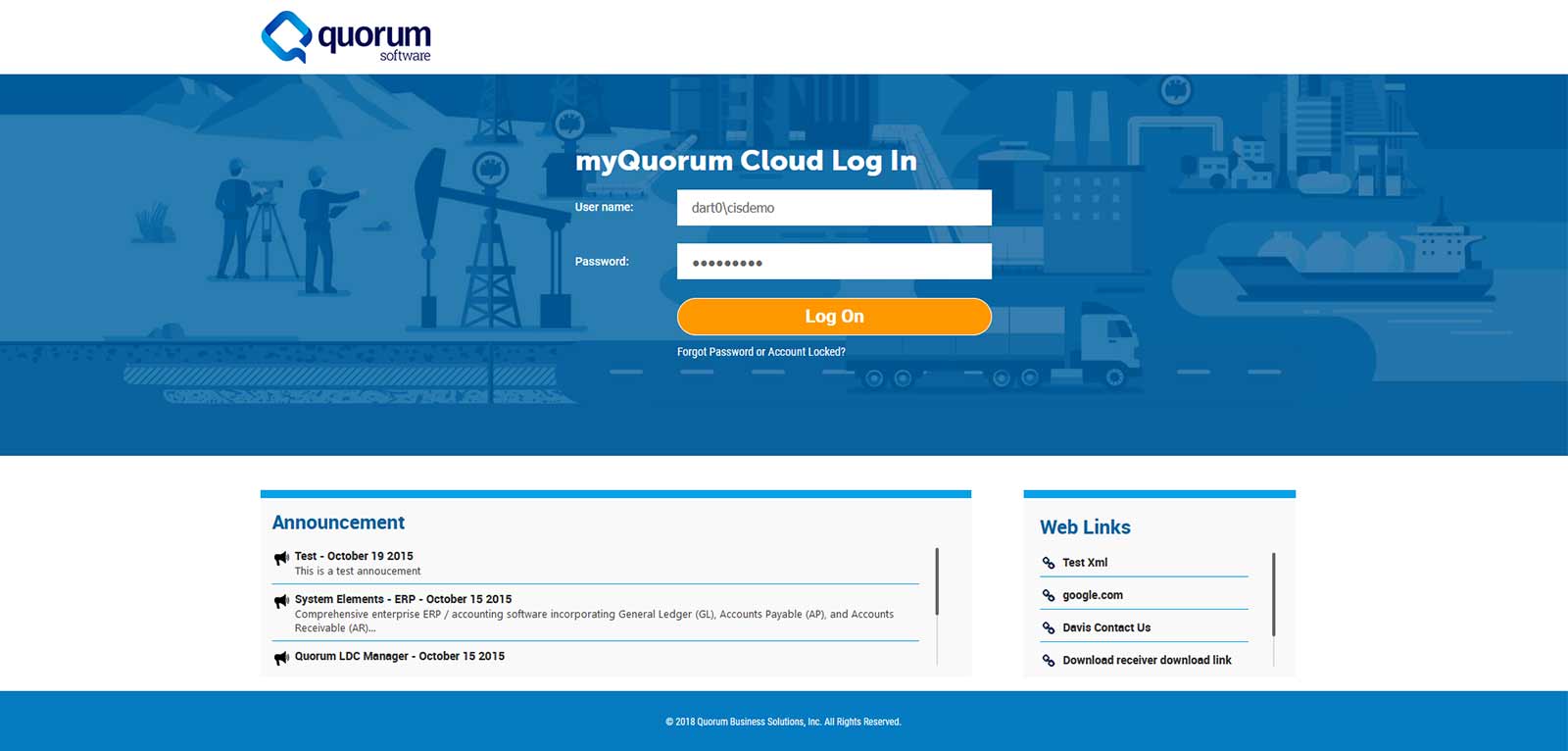 Quorum – StoreFront 3.12 and Citrix NetScaler 11.0