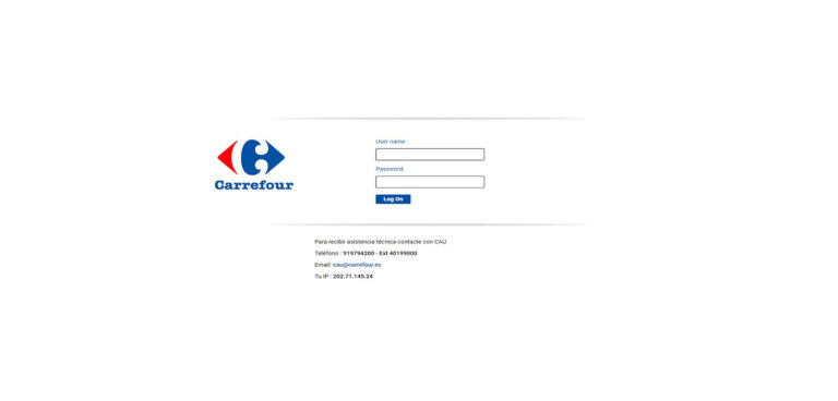 Carrefour – RDS 2019 Web Access - Login