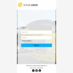 Logisty - MS ADFS Theme Login Mobile View