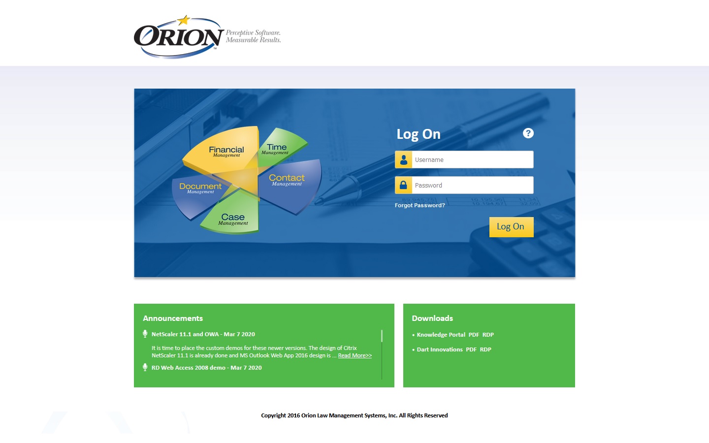 Orion Law – Thinfinity Virtual UI 3.0