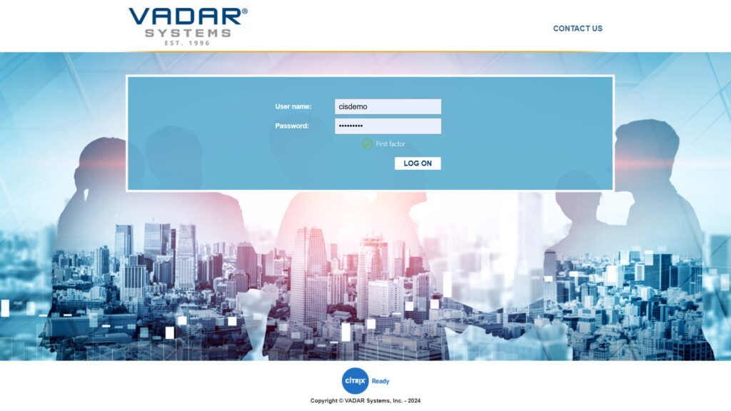 Vadar – Netscaler Gateway 13.1 Login