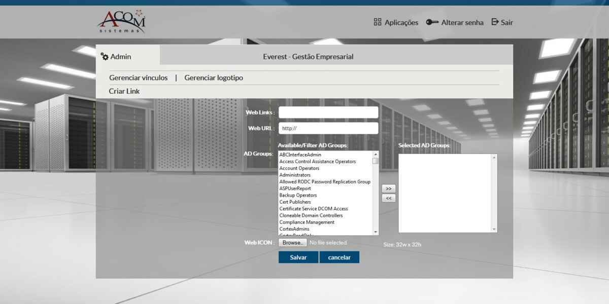 Acom – RD Web Create Link