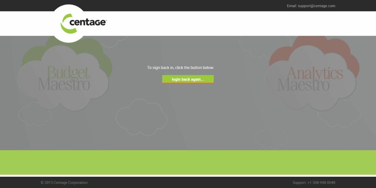Centage – VMware Workspace Portal Logoff Page Centage – VMware Workspace Portal Logoff Page