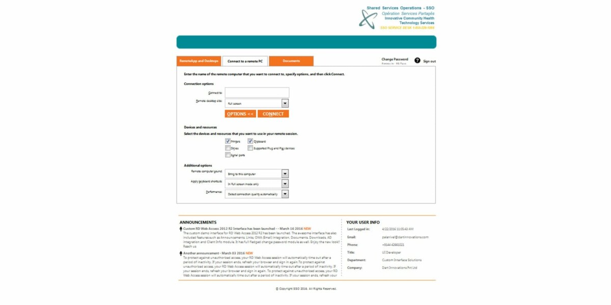 Champlain CCAC – MS RDWEB 2012 R2 Connect to a Remote PC Champlain CCAC – MS RDWEB 2012 R2 Connect to a Remote PC