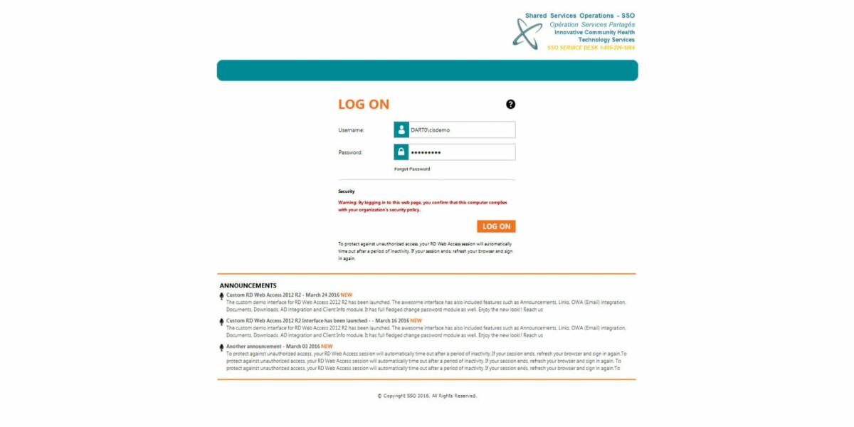 Champlain CCAC – MS RDWEB 2012 R2 Login Champlain CCAC – MS RDWEB 2012 R2 Login