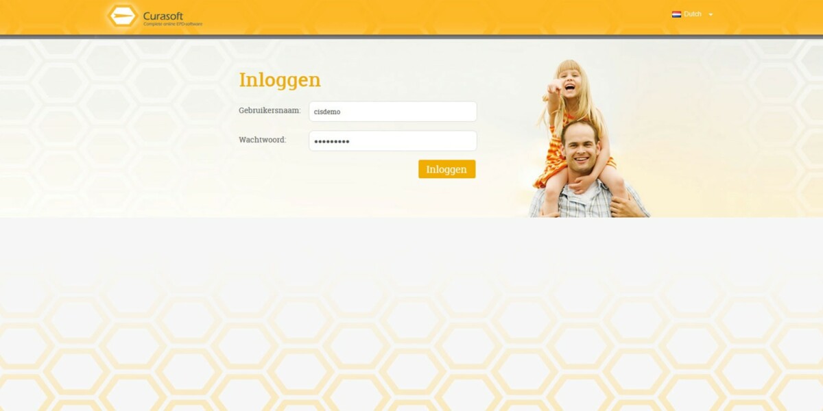 Curosoft – Interface Admin Login