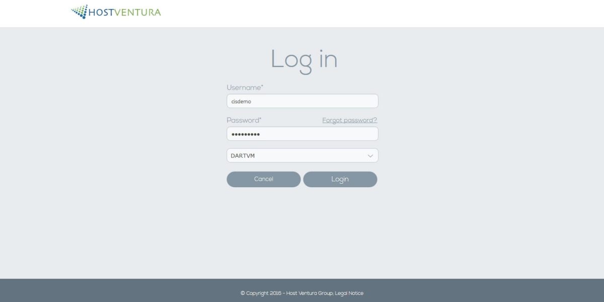 Host Ventura-VMware Horizon View 7 Login Host Ventura-VMware Horizon View 7 After Login
