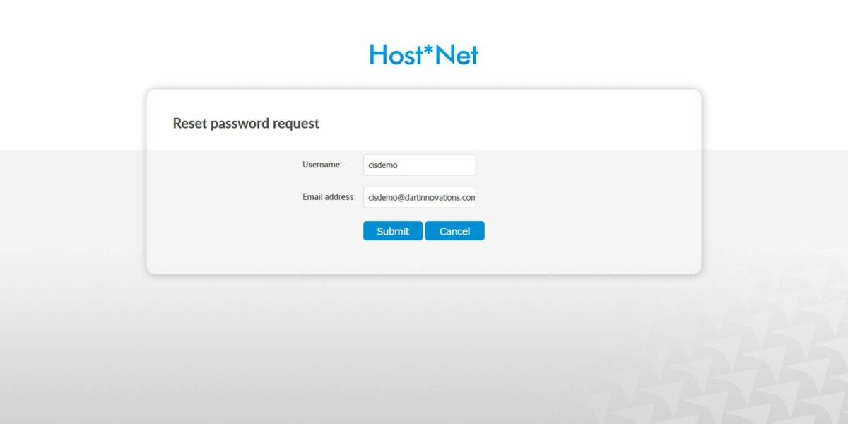 MicroEdge – Citrix SF 3.0.1 Reset Password Request