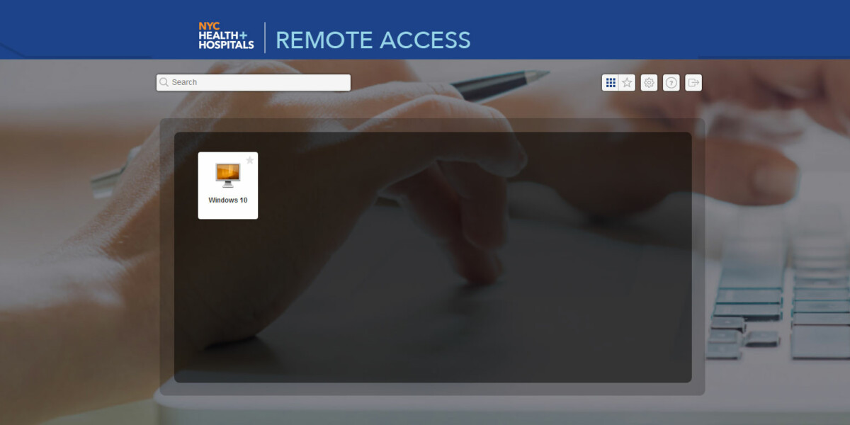 NYCHH – VMware Horizon View 6.2.0 After Login NYCHH – VMware Horizon View 6.2.0 After Login
