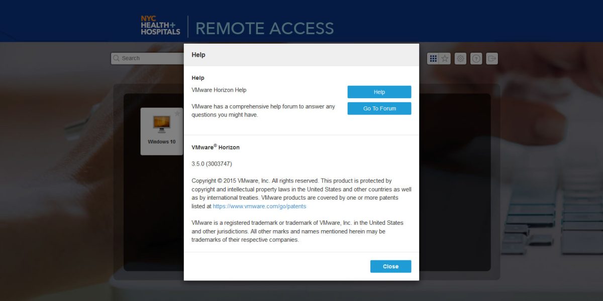NYCHH – VMware Horizon View 6.2.0 Help NYCHH – VMware Horizon View 6.2.0 Help