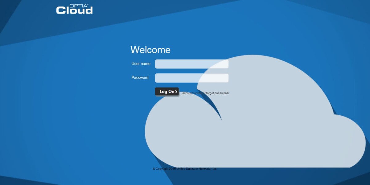 OPTIA Cloud – Citrix NetScaler 11 Login Page