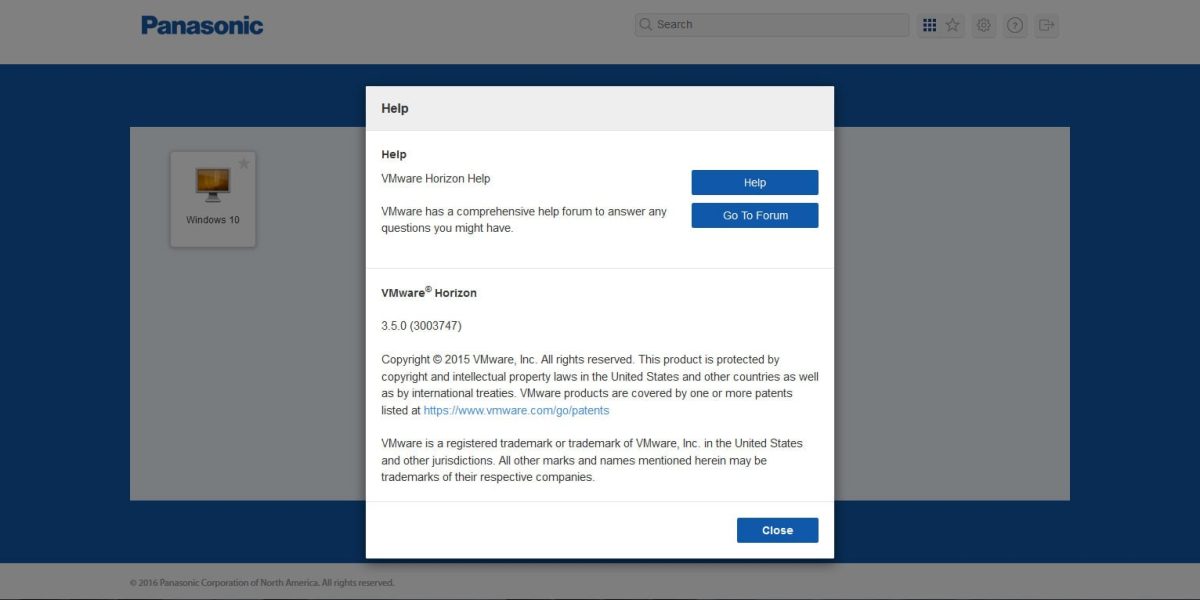 Panasonic – VMware Horizon View 6.2.0 Help Panasonic – VMware Horizon View 6.2.0 Help