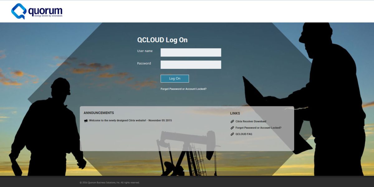 Custom Citrix NetScaler branding and Custom Features QUORUM – NetScaler 11 Login