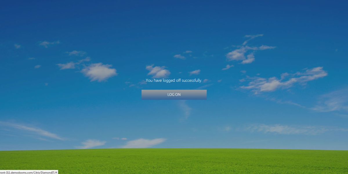DiamondIT – Citrix StoreFront 3.11 Logged Off DiamondIT – Citrix StoreFront 3.11 Logged Off