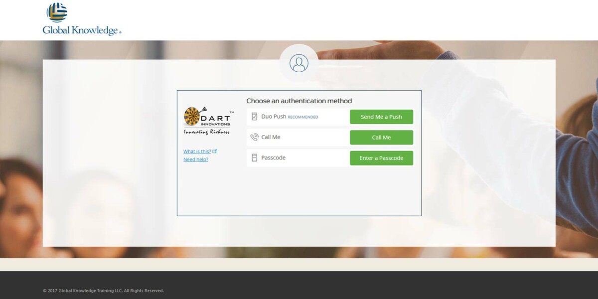 Global-Knowledge – Duo Auth (Two-Factor Authentication)