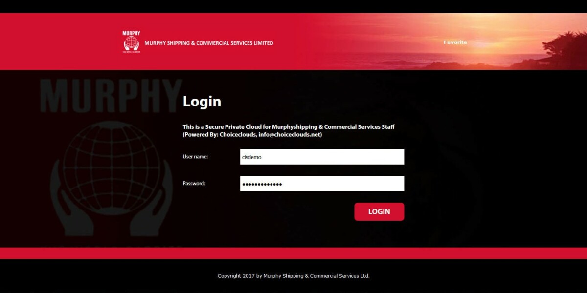 Custom Array Gateway Logon pages branding MURPHY - Array Networks Login