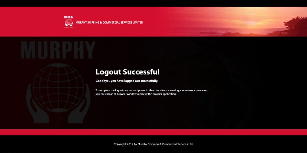 MURPHY – Array Networks Logout MURPHY – Array Networks Logout