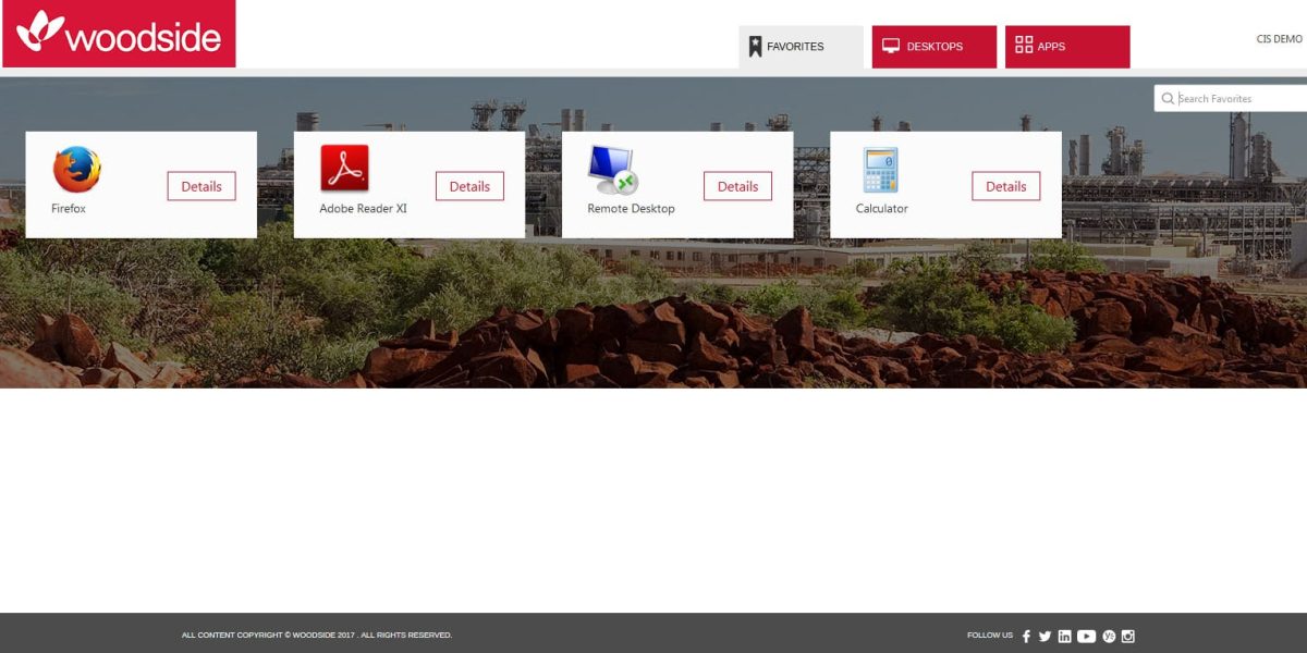 Woodside StoreFront 3.12 Login - Favourites
