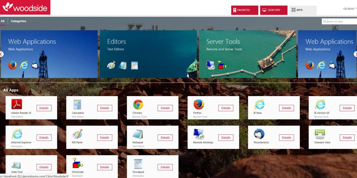 Woodside StoreFront 3.12 After Login - Apps