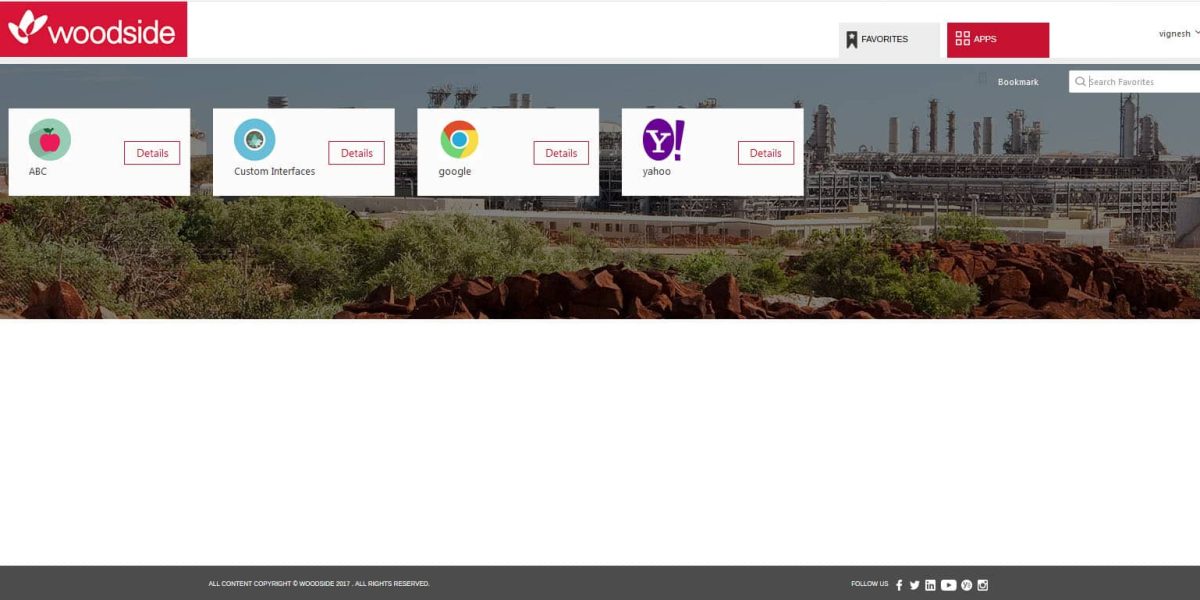 Woodside NetScaler 12.0 After Login - Apps