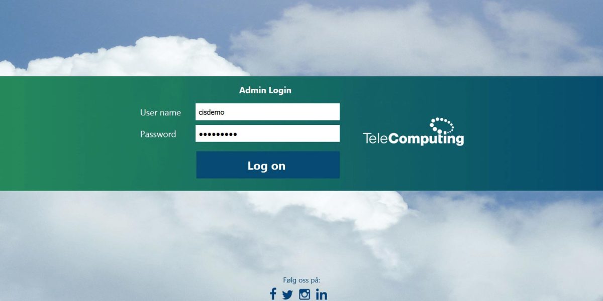 TeleComputing - Citrix Netscalar 12 - Admin Login