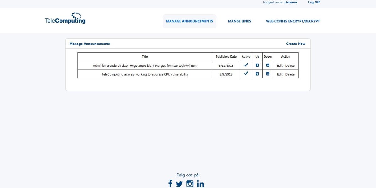 TeleComputing - Citrix Netscalar 12 - Annoucements