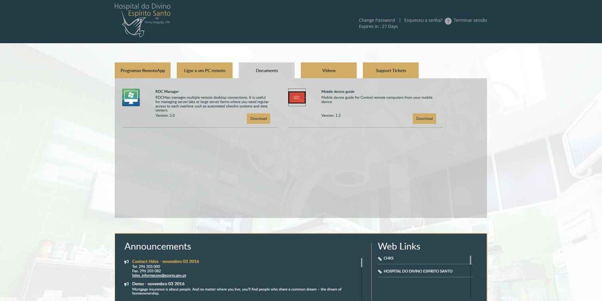 HDES - MS RDWeb Access 2016 Documents HDES - MS RDWeb Access 2016 Documents