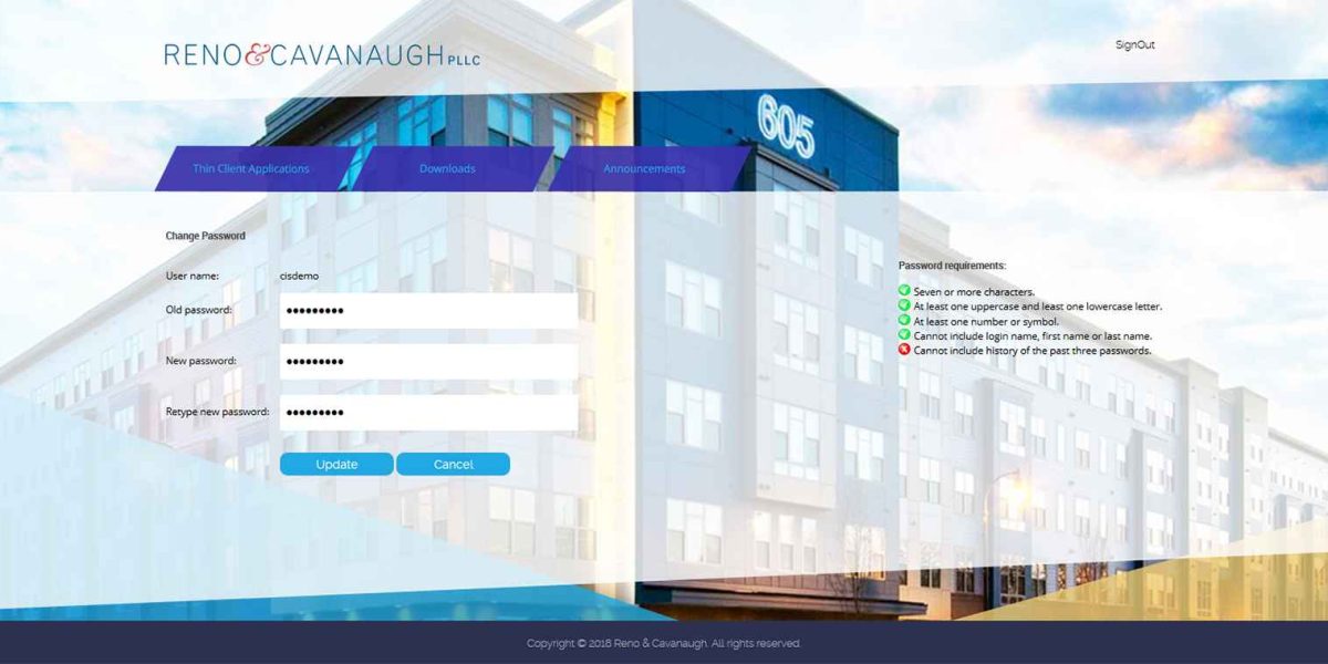 Reno & Cavanaugh – Remote Desktop Web Access 2016 Change Password reno_logout