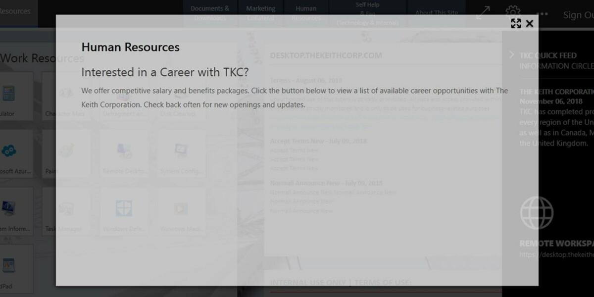 The Keith - MS RDWeb Access 2016 - Human Resources The Keith - MS RDWeb Access 2016 - Human Resources