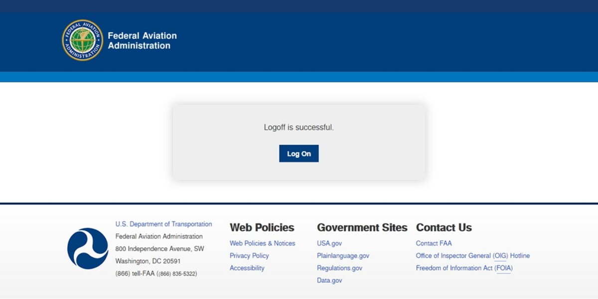 Federal Aviation Administration NetScaler12.0 - Log Out Federal Aviation Administration NetScaler12.0 - Log Out