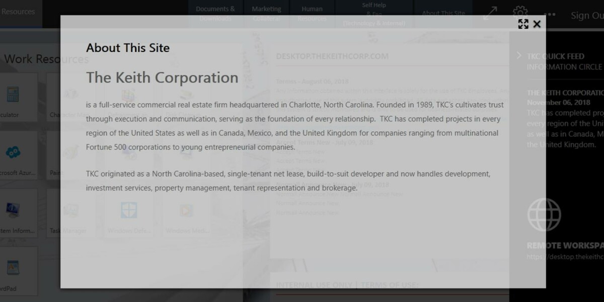 The Keith - MS RDWeb Access 2016 - About This Site The Keith - MS RDWeb Access 2016 - About This Site