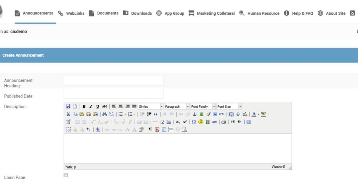 The Keith - MS RDWeb Access 2016 - Create Announcements The Keith - MS RDWeb Access 2016 - Create Announcements
