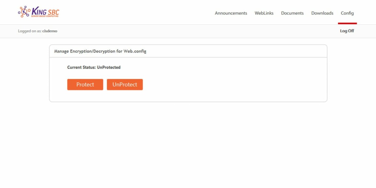 KING SBC - Interface Admin - Web Config KING SBC - Interface Admin - Web Config