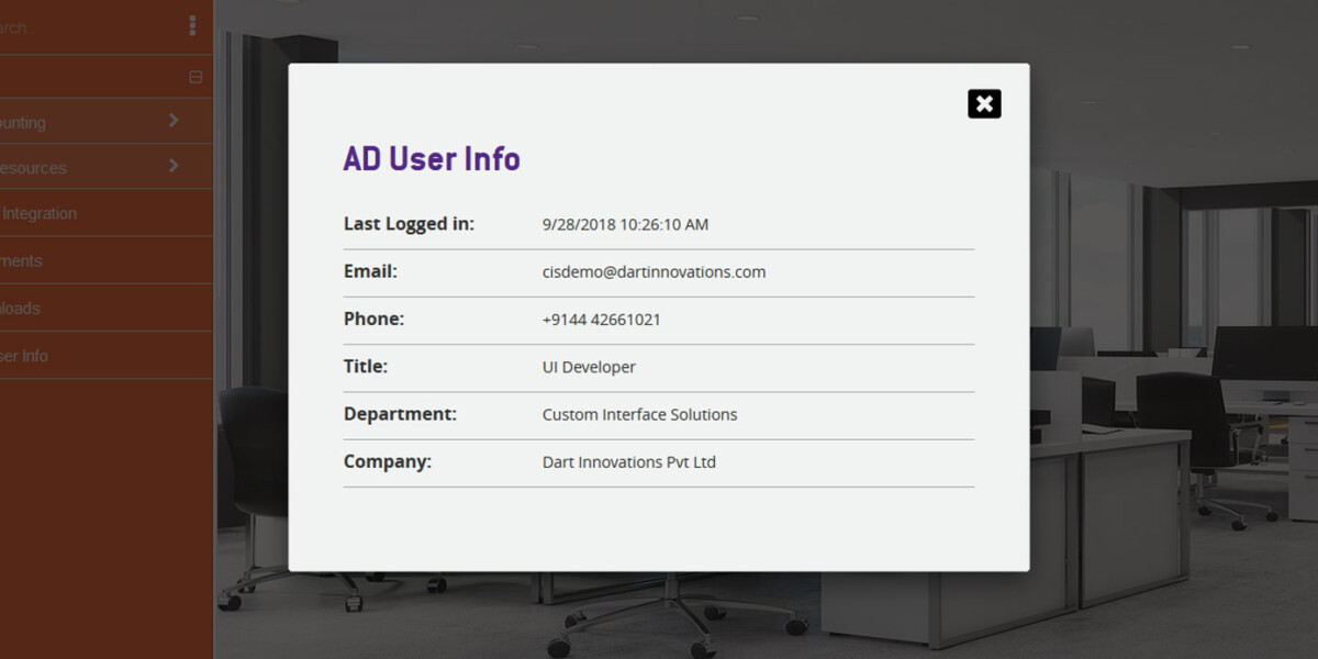 KING SBC - Ericom Connect AccessPortal - AD User Info KING SBC - Ericom Connect AccessPortal - AD User Info