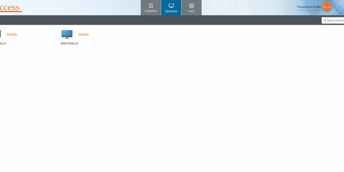 TKAccess – Citrix StoreFront3.15 - Desktop