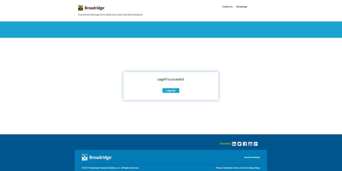 Broadridge - NetScaler-12 - After-Login